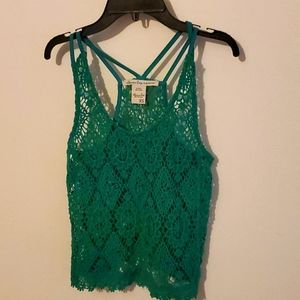 American Rag tank teal top